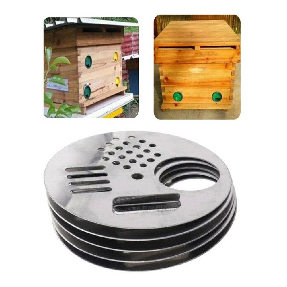 10pcs Stainless Steel Hive Entrance Nest Gate Door Beekeeping Equipment for Bee
