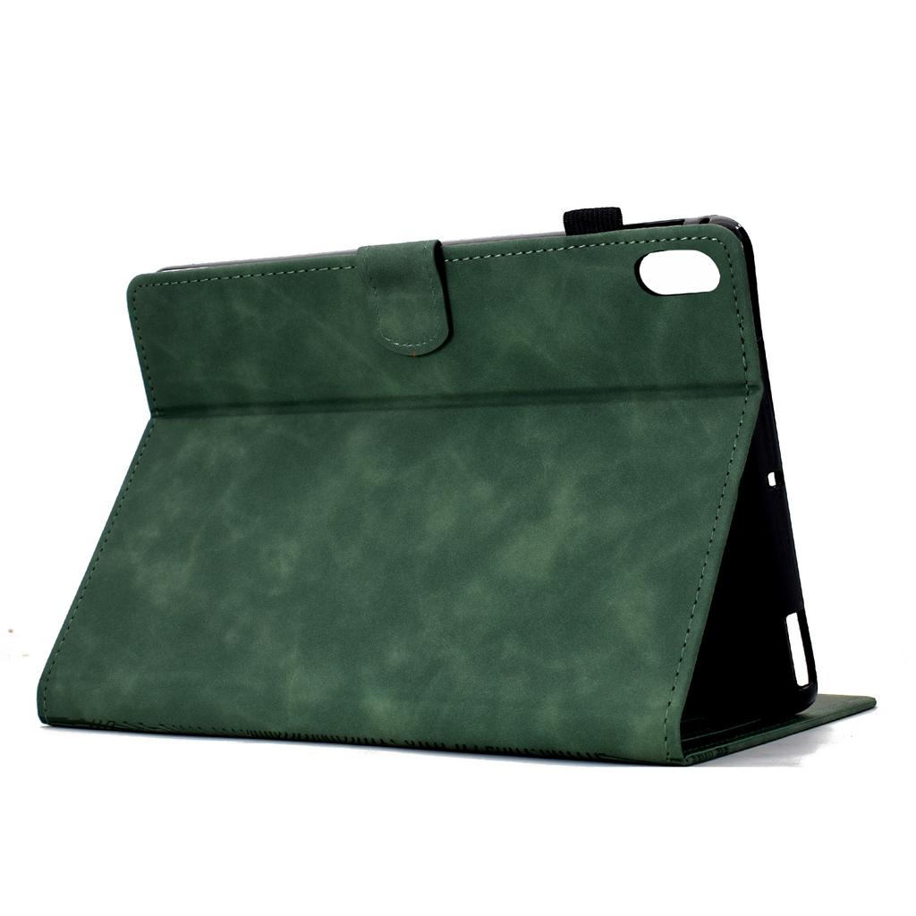 For iPad (2025)/10.9 (2022) Case Cats Imprinted PU Leather Card Slots Tablet Cover