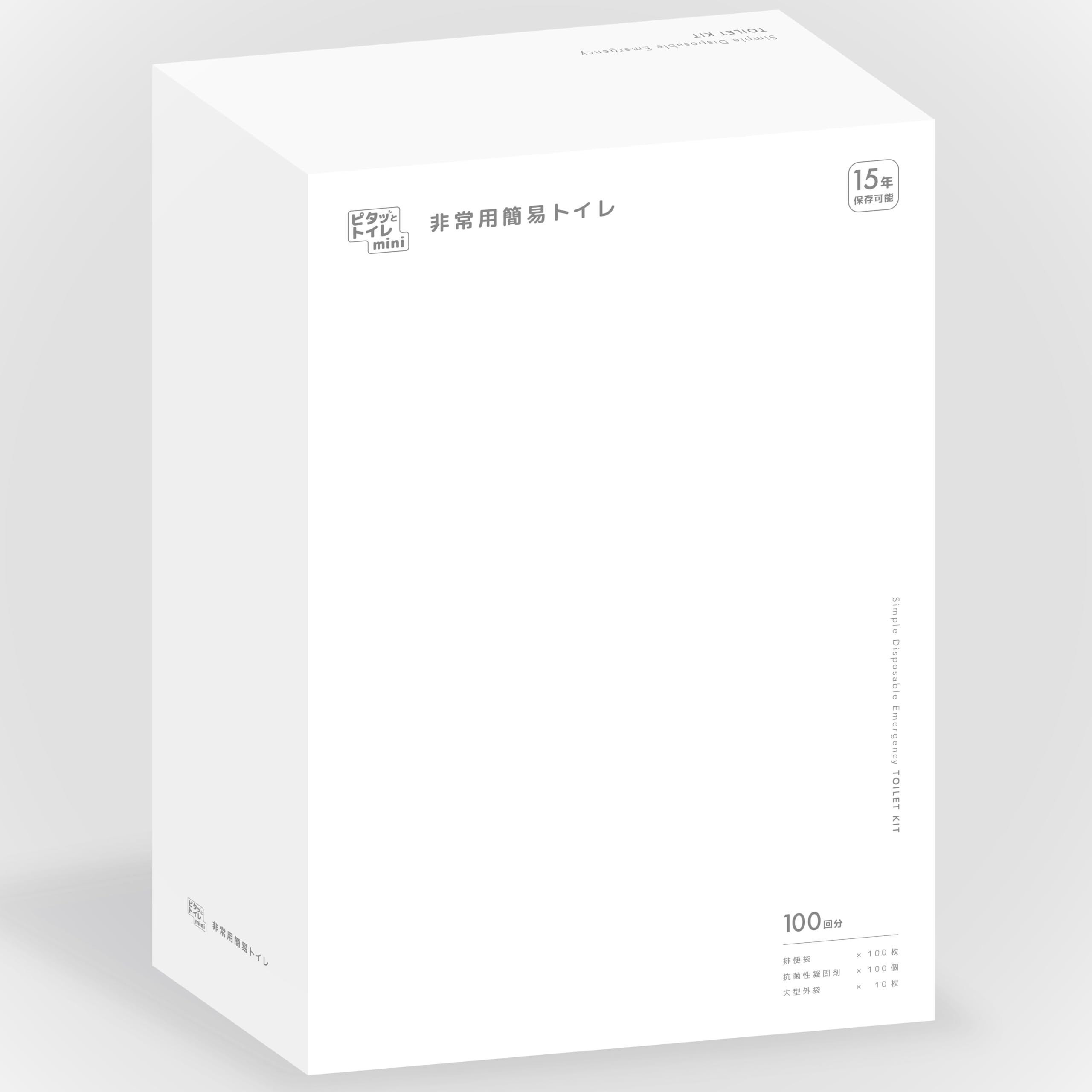 

Туалет Pitatto для предотвращения катастроф 100 Сделано в чрезвычайной ситуации Портативный для предотвращения катастроф Идеально подходит для воды Уход Транспорт и использование на открытом воздухе [Под наблюдением белый