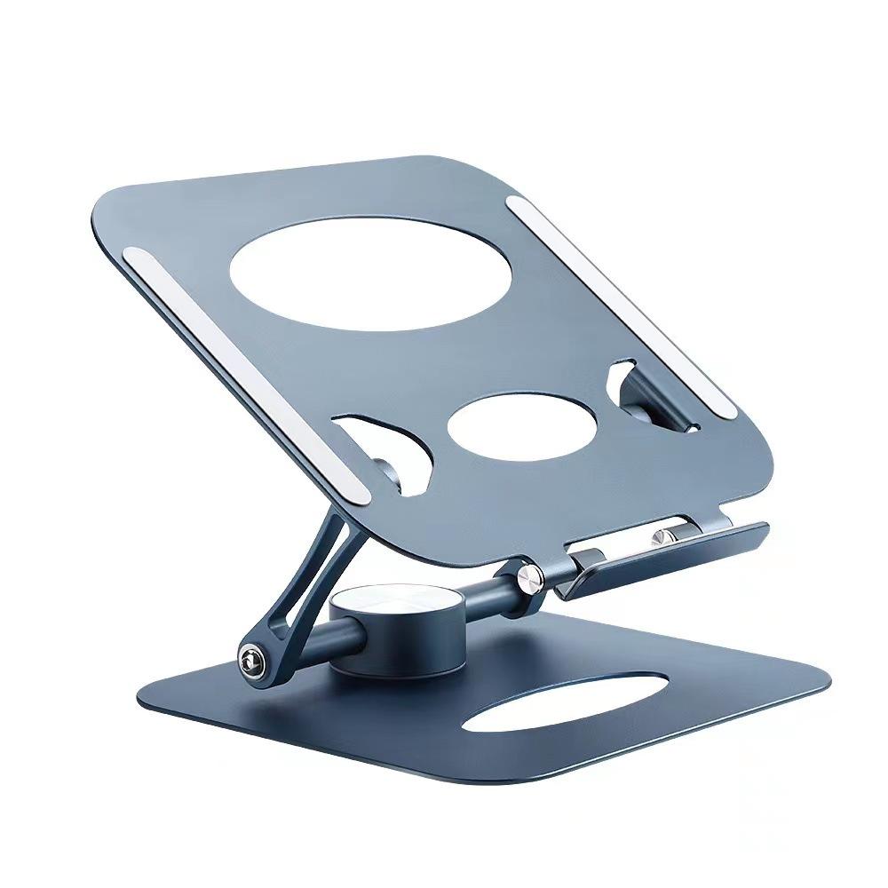 2026 German Aluminum Alloy Laptop Stand, 360° Rotating, Height Adjustable, Foldable