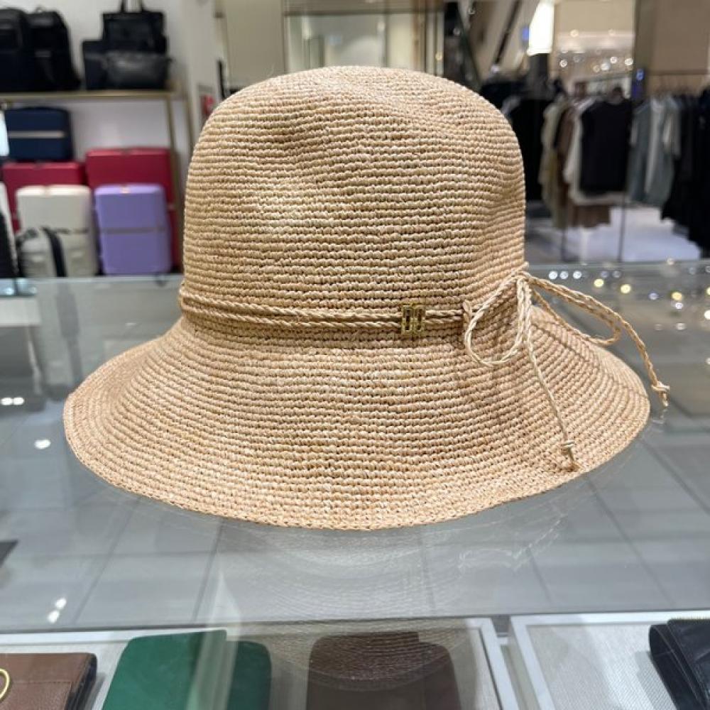 Daks Natural Brown Dd Decorated Raffia Floppy Hat Victoria Single option