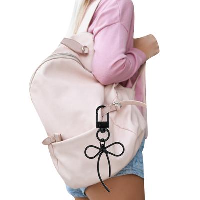 Eleganter Schmetterlingsknoten Schlüsselanhänger Taschenanhänger Modischer Legierungs-Handyanhänger Schlüsselring für Frauen und Studentinnen