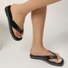 New women's summer outer wear thick-soled foot pinch non-slip shiny rhinestone fashionable casual flip-flops