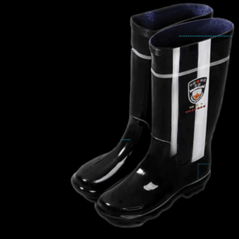 Lan Ou Dun Acid-Alkali Resistant High-Top Rain Boots