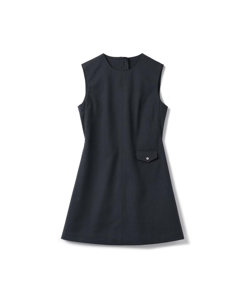 Er Er Seam Detail Dress Navy