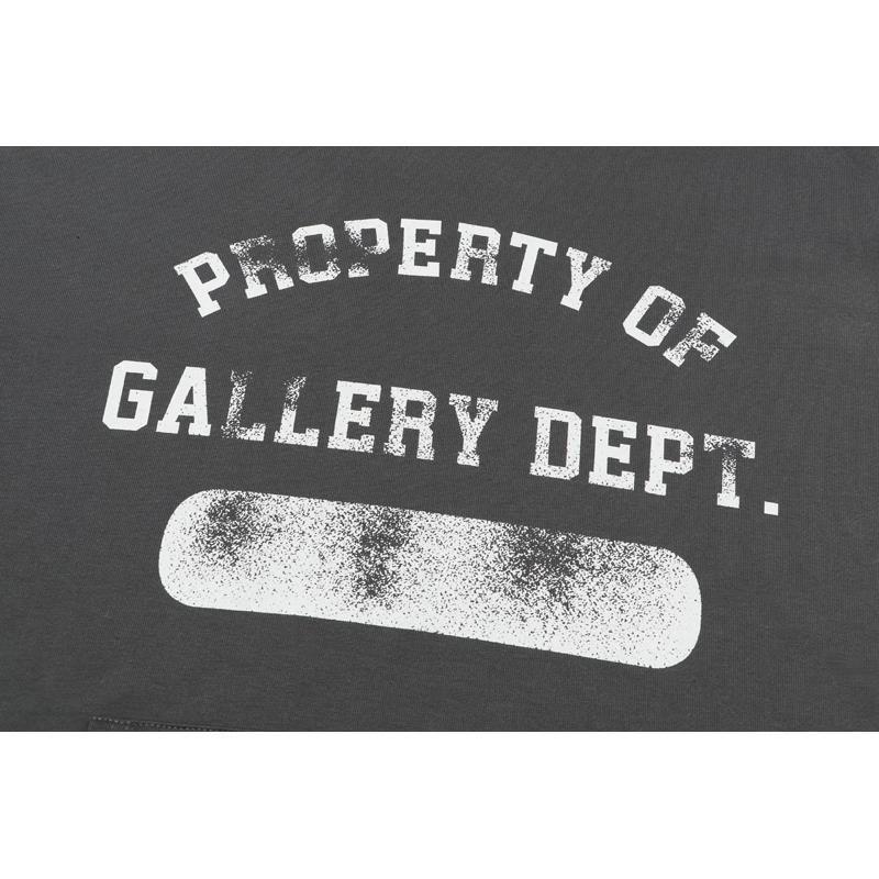 Mens Hooded Sweatshirt Vintage Distressed Letter Print Casual Loose Fit Streetwear