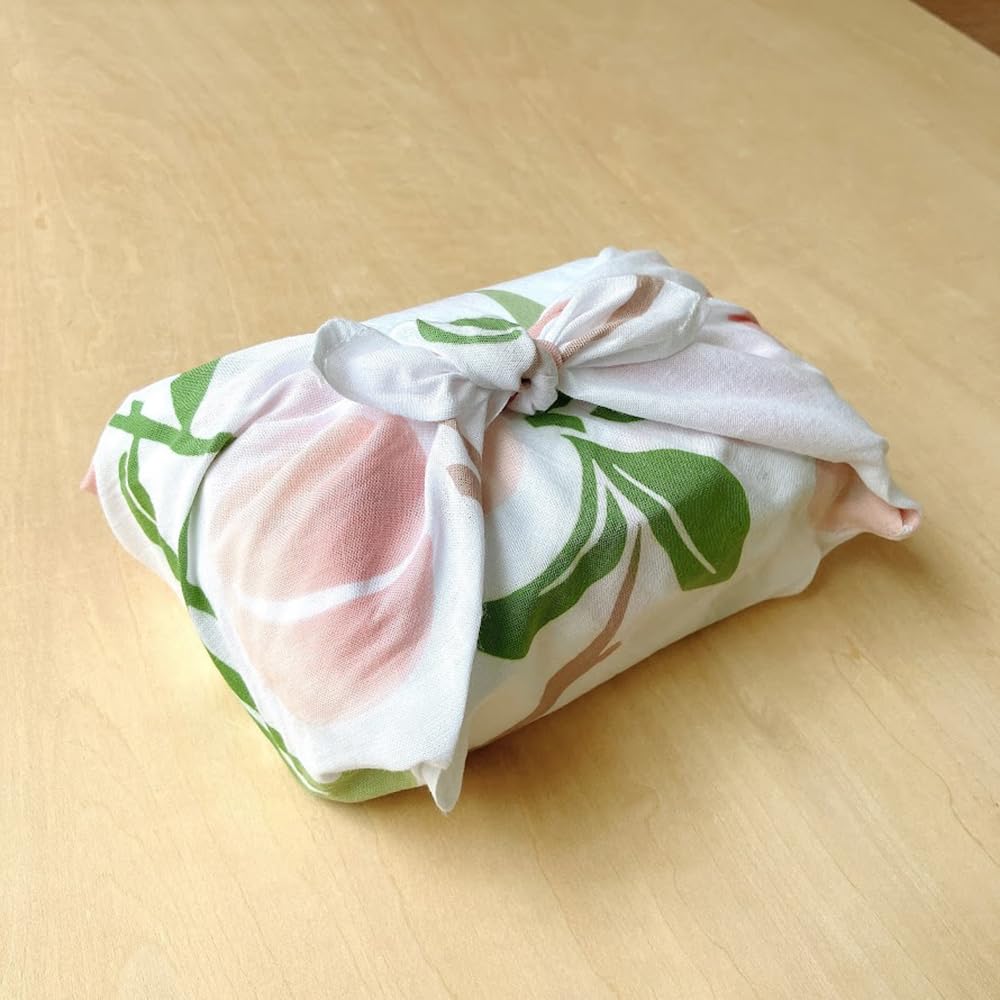 Miyamoto Towel Kenema Made In 44 X Product Number 25176 Handkerchief, Peach, Japan, Approx. 44cm,
