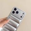 Luxury Down Jacket Silicone Shockproof Case For iPhone 17 Air 16 E 15 Plus 14 13 12 11 Pro Max Winter Colorful Soft Puffer Cover