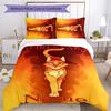 3pcs Custom Name Warriors Cats Bedding Set Duvet Cover Closure Includes 1 Duvet Cover & 2 Pillowcases for All Seasons Bedroom Decor