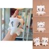 Cat Plush Keychain With Earphone Design Soft Toy For Bag Decor And Gift