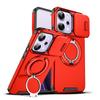 KEYSION 360° Ring Stand Phone Case for OPPO Reno14 Pro 5G Slide Camera Protection Magnetic Shockproof Cover for OPPO Reno14 F 5G