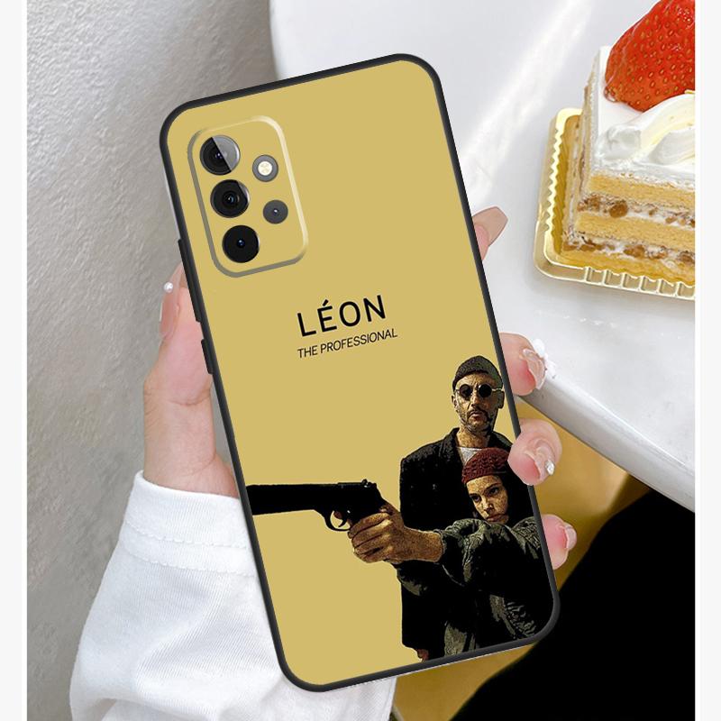 Leon The Professional Case For Samsung Galaxy A54 A34 A14 A15 A35 A55 A52 A32 A12 A51 A71 A33 A23 A13 A53 Coque