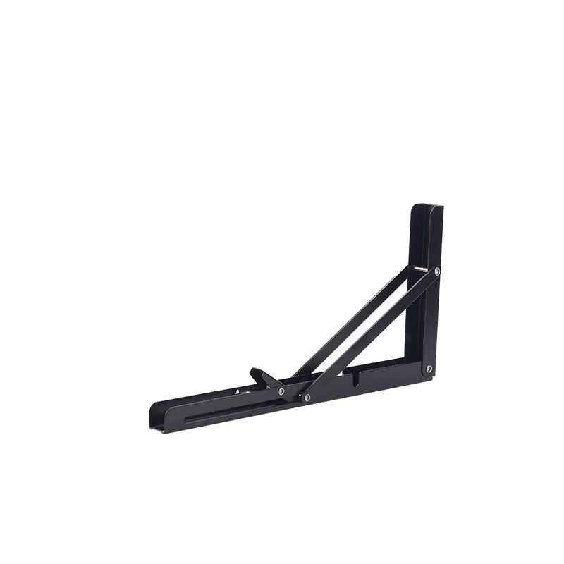 Wall-Mounted Stainless Steel Triangle Folding Storage Shelf Bracket