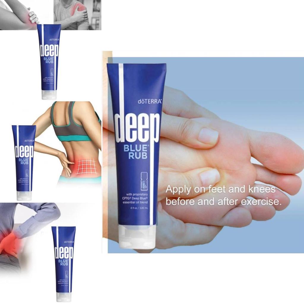 Soothing Deep Blue Rub Cream 120ml By For Effective Muscle Pain Relief