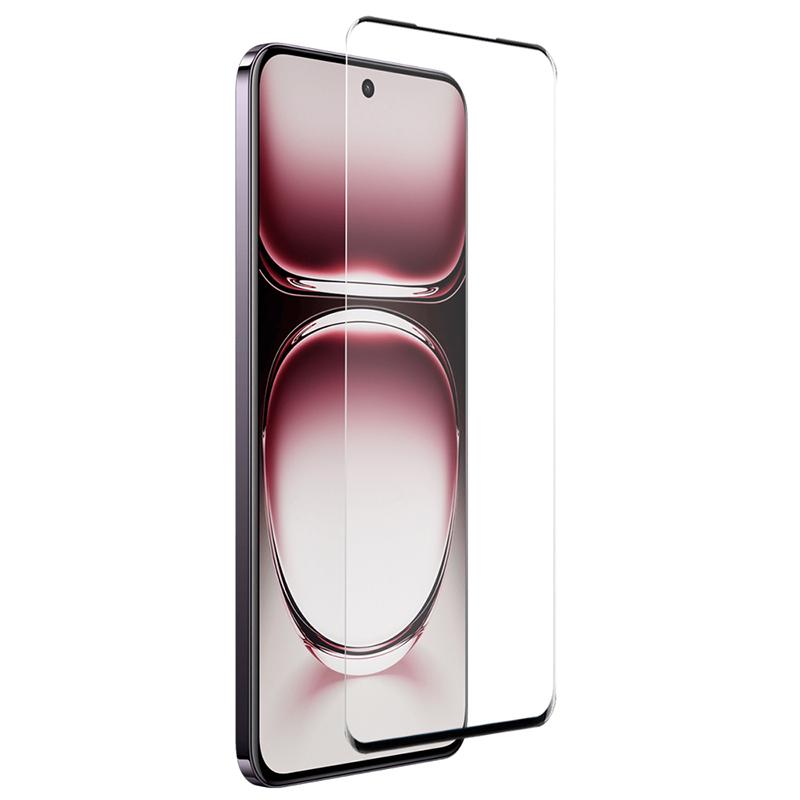 

NORTHJO A+ For Oppo Reno12 5G (Global)/Reno12 Pro 5G (Global) Screen Protector Tempered Glass 3D Curved Film Black