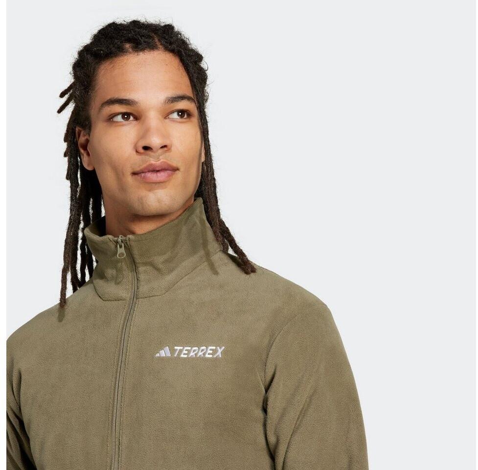 Куртка Adidas Terrex Fleece jacket MT ESS FZ FL зеленая