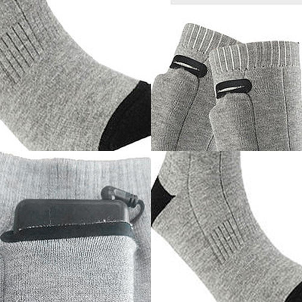 Winter Heated Socks Electric Heated Socks 3 Modes Outdoor Sports Skiing Foot Warmer Washable Heating Socks for Men and Women