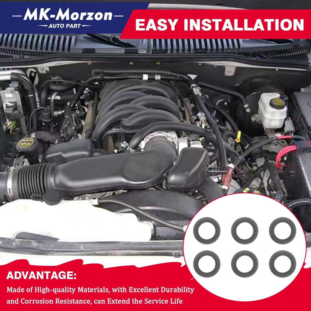 926-028 Fuel Injector Sleeve Seal Adaptor Kit Compatible with Ford Explorer Sport Trac Mustang Ranger Mercury Mountaineer V6 4.0L Engine Replace#