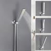Brass Handheld Shower Head Replacement Showerhead for Bathroom Showering System Contemporary Square Round Oval Polished Chrome