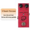 Guitar Effects Pedal Electric Multifunctional Reverb Chorus Delay Metal Stompbox