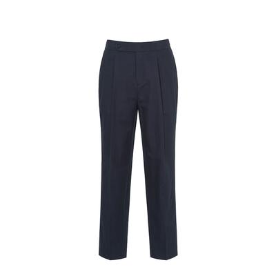 EDWARDMAX Linen & Cotton Elastic Waist Pants (Nv)