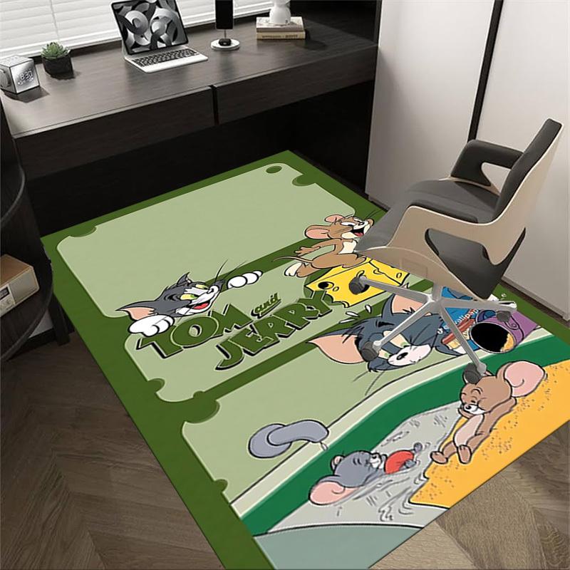 

1pc Tom and Jerry Carpet, for Home & Office Decor, Desk Chair Carpet, Festive GiftL1333 60cm by 90cm