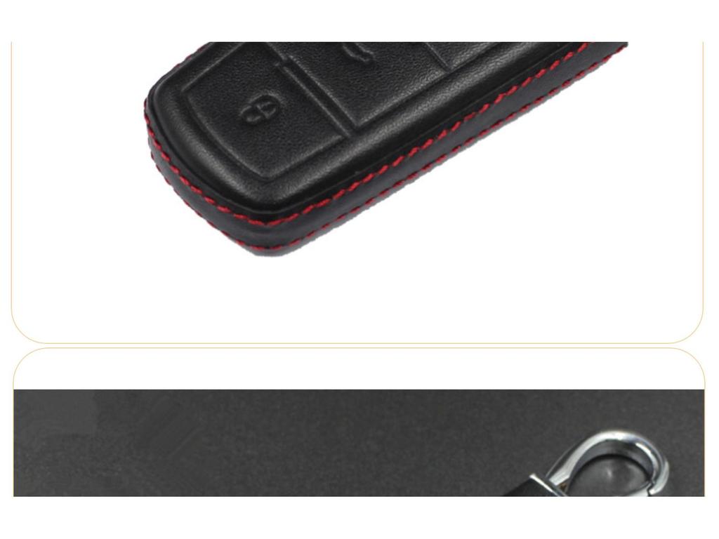4D Leather Key Case for Volkswagen CC, Magotan, and Passat - 3-Button Smart Cover