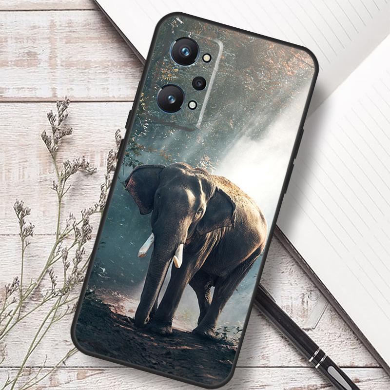 Indian Animal Elephant For Realme C75 C67 C61 C55 C53 C51 C21Y C25S GT 7 5 6 Pro GT 6T 10 11 12 13 14 Pro Plus Case