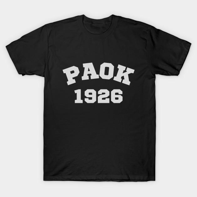 

Men Black Print T-shirt Saloniki Paok No-Cut Transfer Paper Print Cotton Tshirt XL чорний