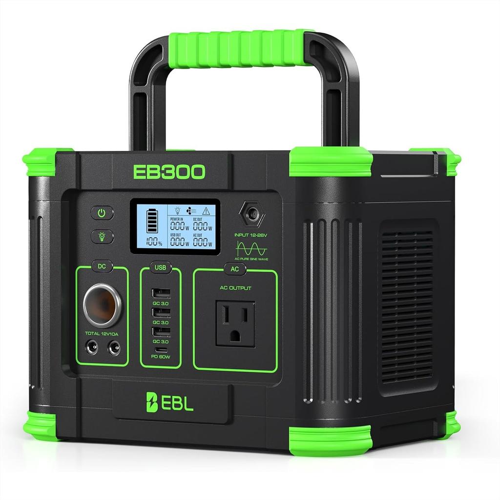 Stație de Alimentare Portabilă 288.6Wh 330W Generator Solar Ieșire AC Undă Sinusoidală Pură cu Încărcător Wireless pentru Camping Casă Urgență Rulotă
