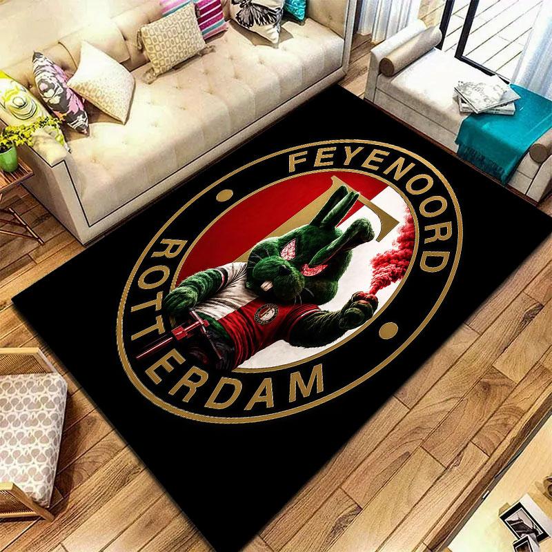 Feyenoord Carpet Rug for Living Room Bedroom Home Sofa Decoration,Kids play Non-slip Floor Mat