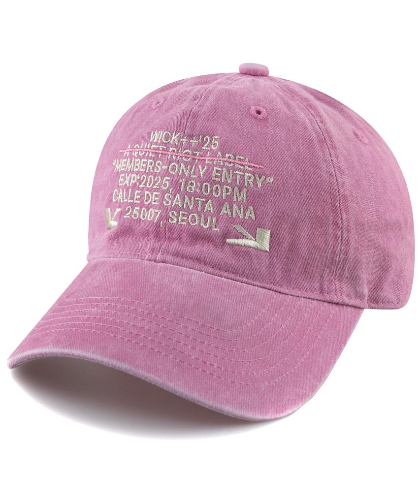 Wig 25007 Seoul Stone Washed Ball Cap