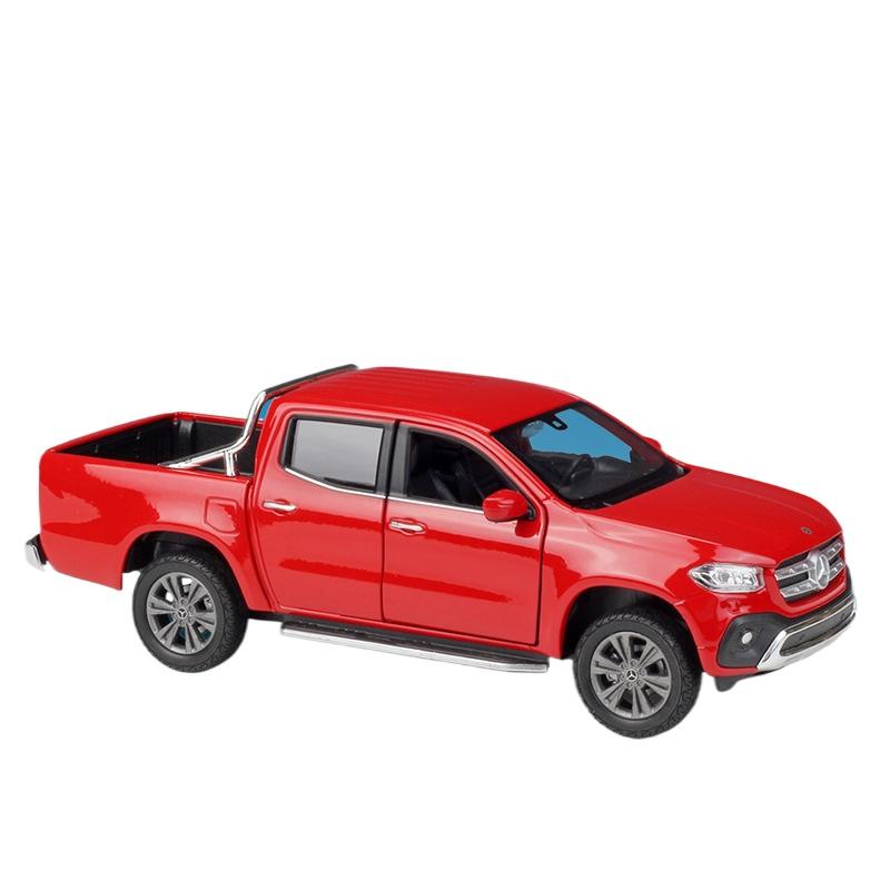 

WELLY 1/27 Mercedes Benz X-Class Pickup Alloy Car Model Diecast & Toy Offroad Vehicles Metal Car Model Simulation Children Gift красный