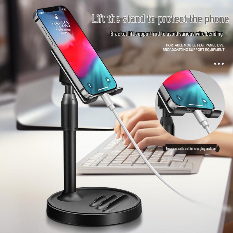 Adjustable Phone & Tablet Holder for Bedside and Desktop