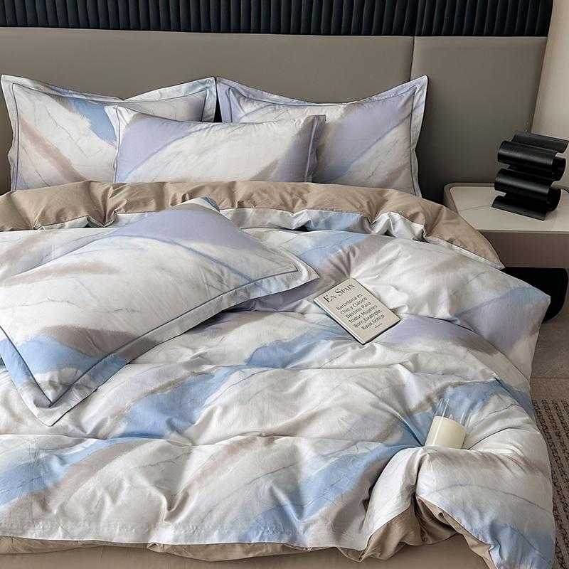 Colorful Flowers Duvet Cover Set Garden Style Quilt Cover 100% Cotton High Quality Queen King Size Bedding Set for Girls Woman
