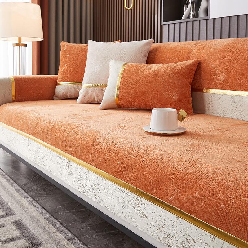 Sofa Cushion Modern Chenille Sand Towel Four Seasons Universal Pet Friendly Sofa Cushion Suitable for Living Room Office Decoration Sofa Cushion