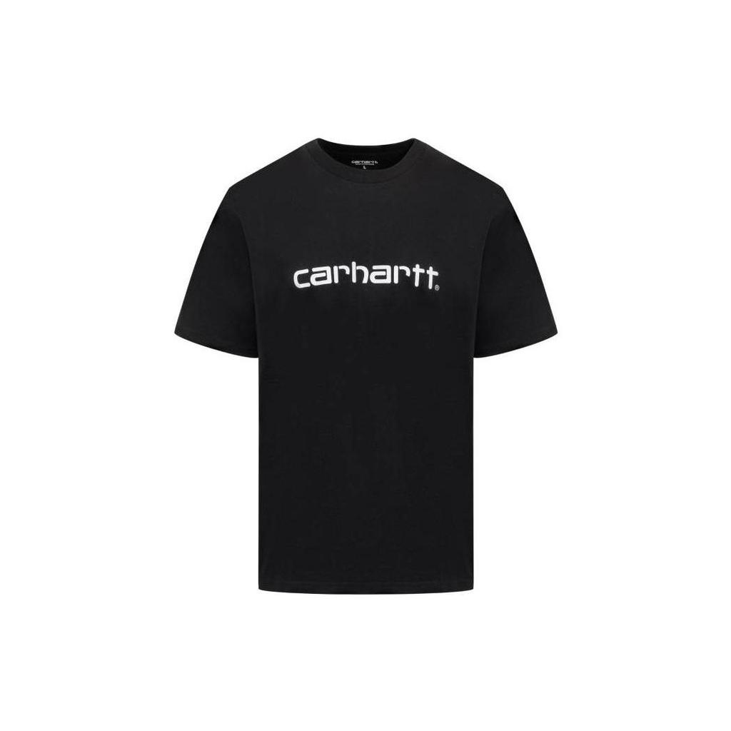 Carhartt WIP SS22 Letter Print Casual Short Sleeve T-Shirt Men Tops Black I0310470-D2-XX