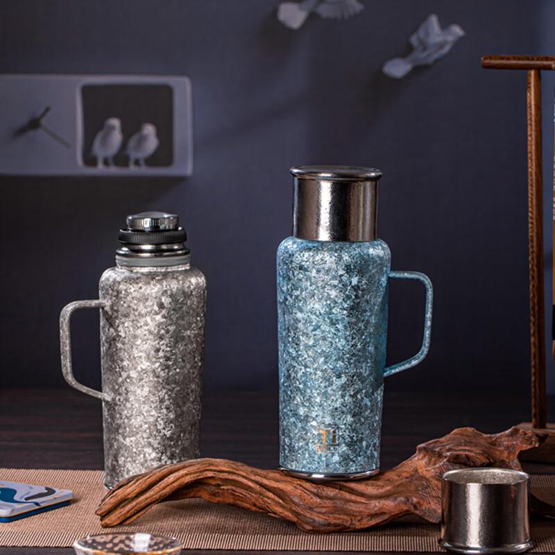 M-Dashi Pure Titanium Tea Infuser Thermos 600ml