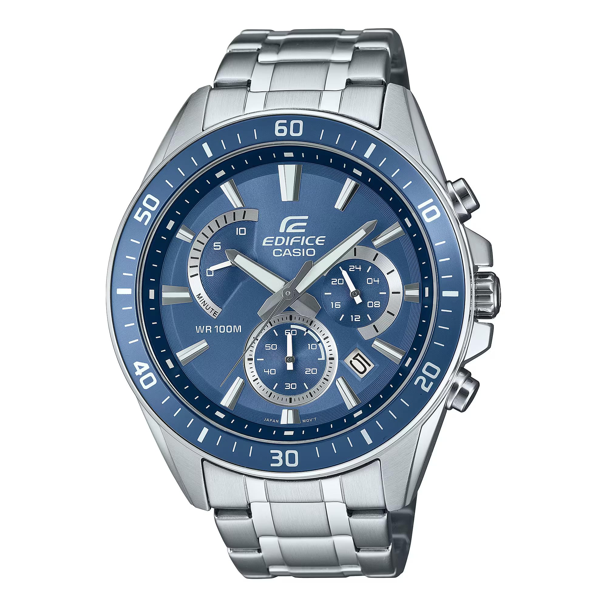 Casio Edifice Men s Silver Wristwatch