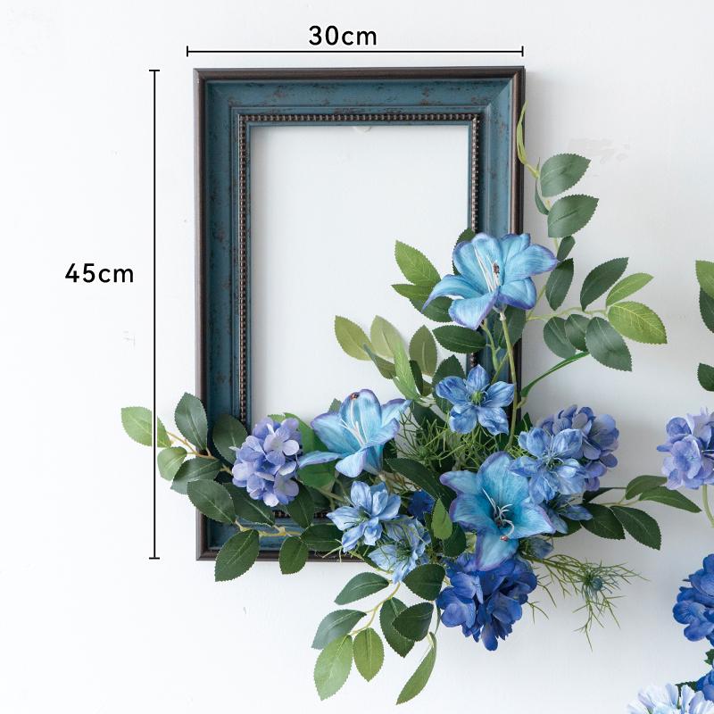 Floral Art Photo Frame Set for Wall and Window Decoration