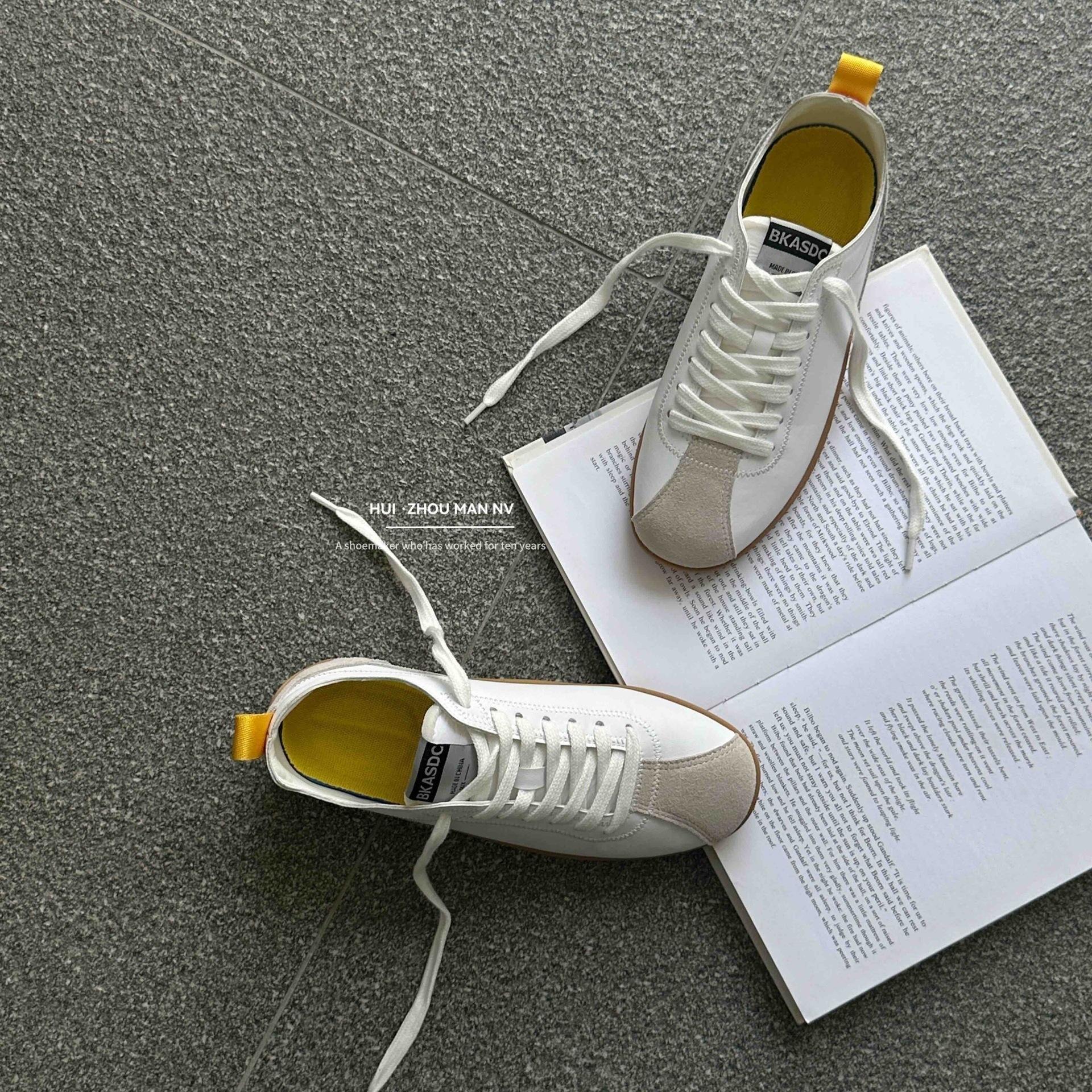 

Sheepskin version~ Ballet shoes women s sports style 2025 new Korean version leather platform training women s shoes single shoes women 35