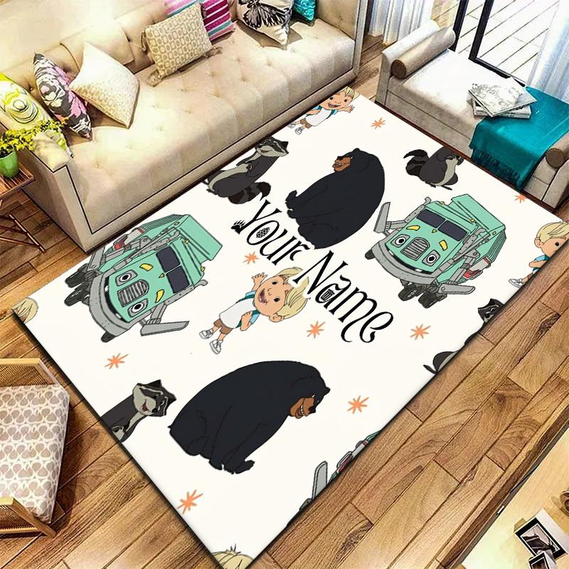 Adventure Land Custom Name Carpet Rug For Living Room Bedroom Home Sofa Decoration Kids Play Nonslip Floor Mat
