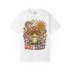 Stay Trippy Mushroom Tee | Psychedelic Sun Illustration, Retro 70s Vibe