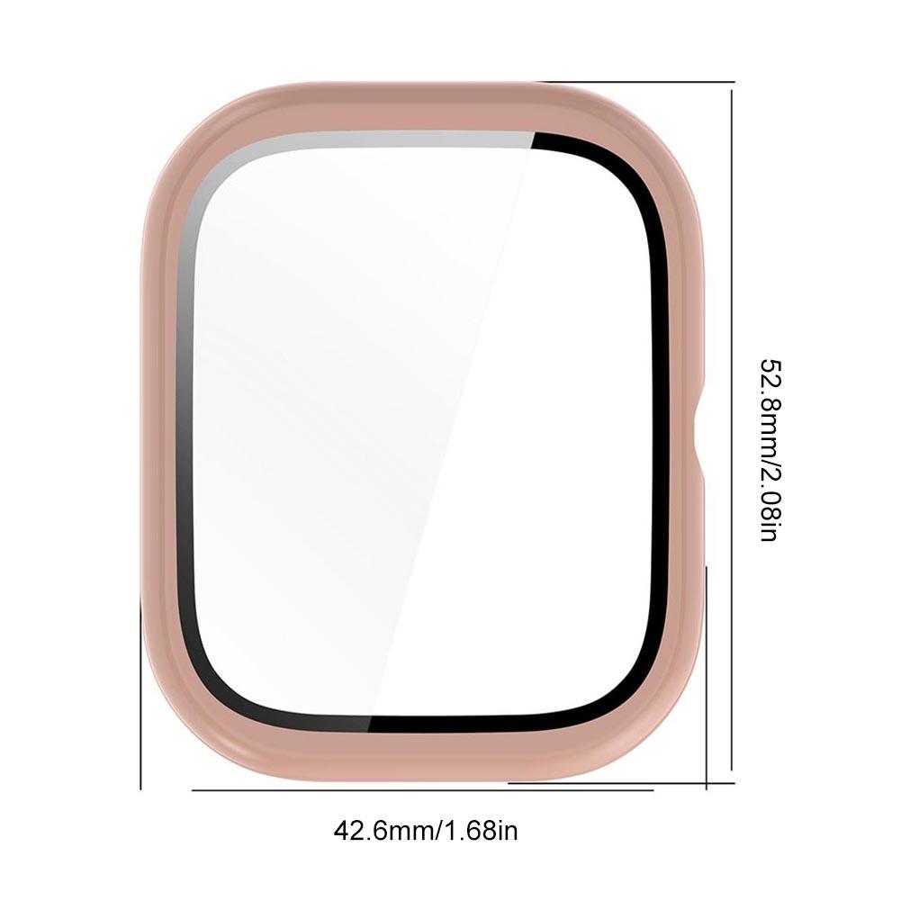 PC Watch Case with Tempered Glass Watch Screen Protector Anti-Fall Full Coverage Frame Dustproof for Honor Choice Haylou Watch