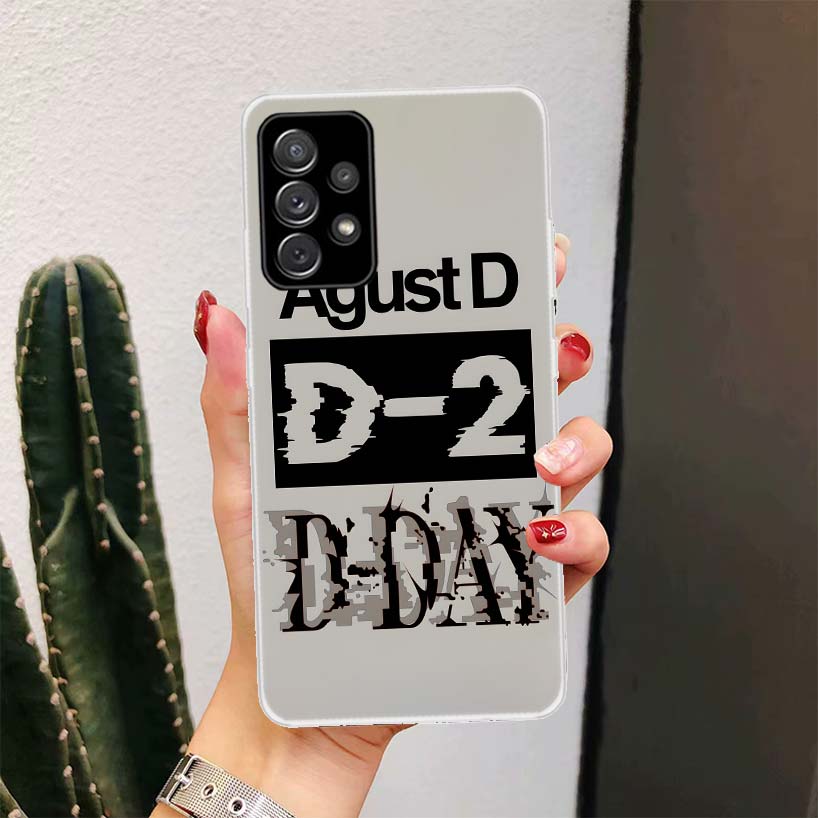 SUGA D-DAYs For Samsung Galaxy A17 A16 A15 A14 A13 A56 A55 A54 A53 Phone Case A36 A35 A34 A33 A26 A25 A24 A23 A05S A04S Galaxy A
