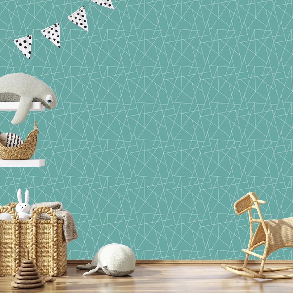 Wallpaper Geometric pattern of sea and turquoise, sea background 50x1000