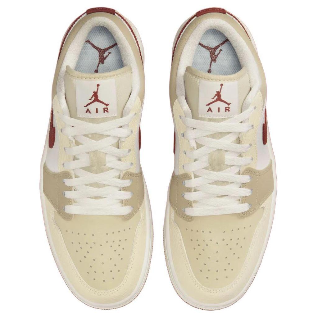 New Jordan 1 Low Se Desert Khaki Red Sepia Women's HV6530-100