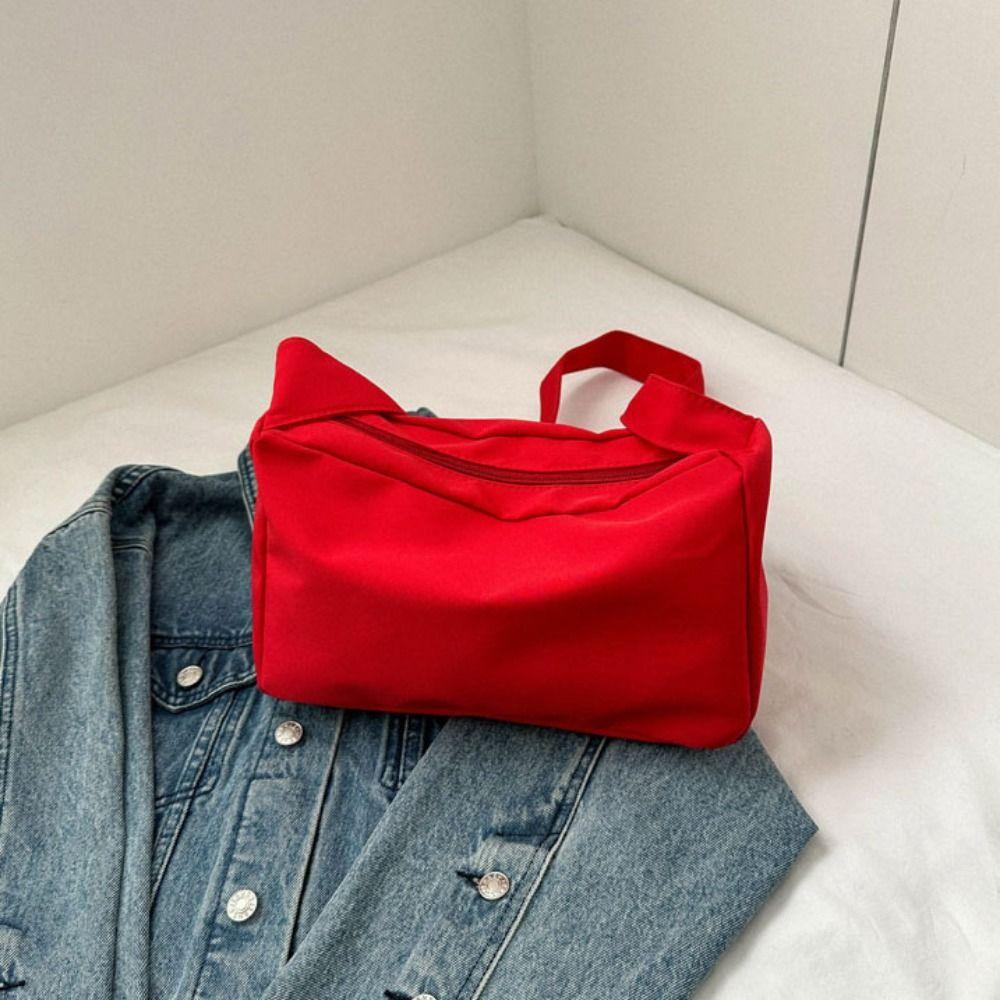 2025 New Autumn/Winter Fashion Korean Version Large Capacity Crossbody Bag Casual Versatile Fashion Lightweight Oxford Bag