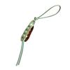 Pea Shell Bag Charm Cute Pea Beads Pendant Handmade Keychain Charm Accessory for Backpack Phone Handbag Decoration