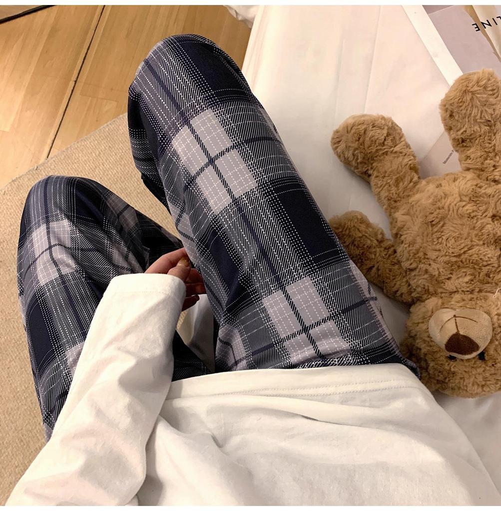 Women's Thin Spring/Autumn Pajama Pants - Casual, Cute Japanese Cartoon Design, Wearable Outdoors